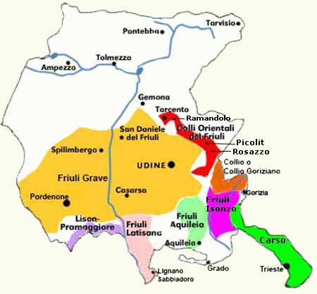 Image result for isonzo del friuli map