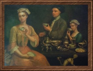 Il tè in Inghilterra, metà del XVIII° Il tè in Inghilterra - 1740