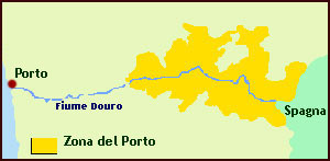 Zona di produzione del vino Porto